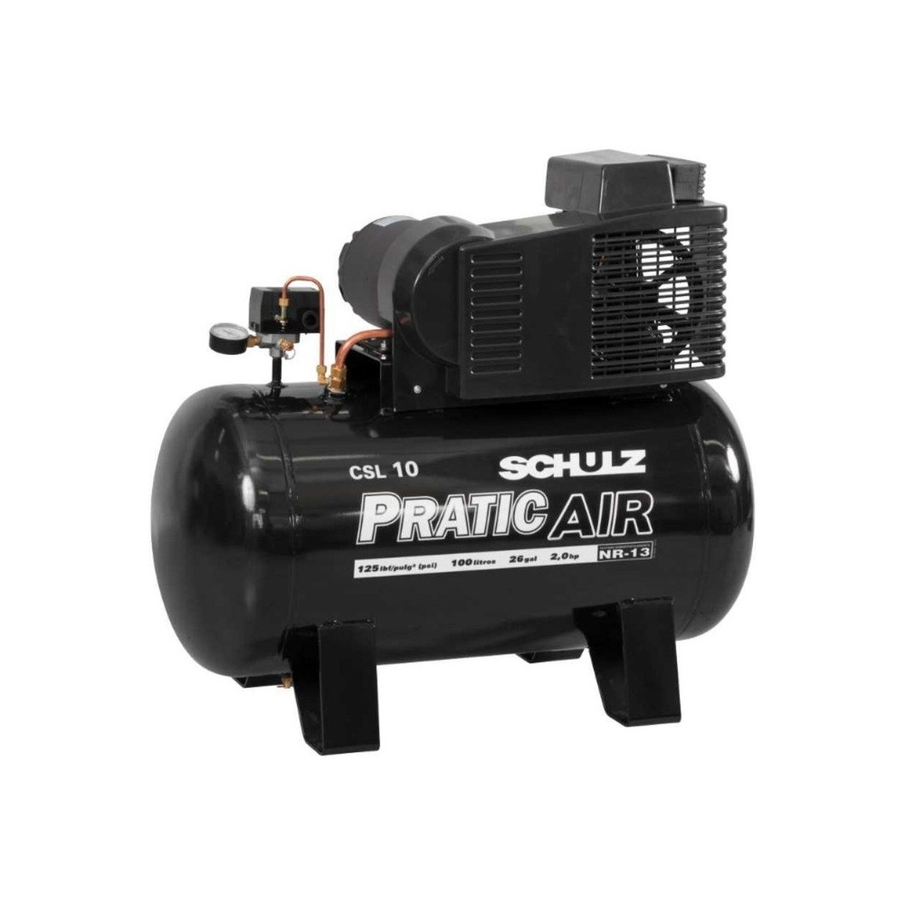 COMPRESOR PRACTIC AIR CSL SCHULZ 2Hp/100Lt