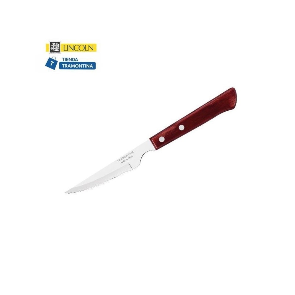 CUCHILLO ASADO POLYWOOD Tramontina 12 piezas