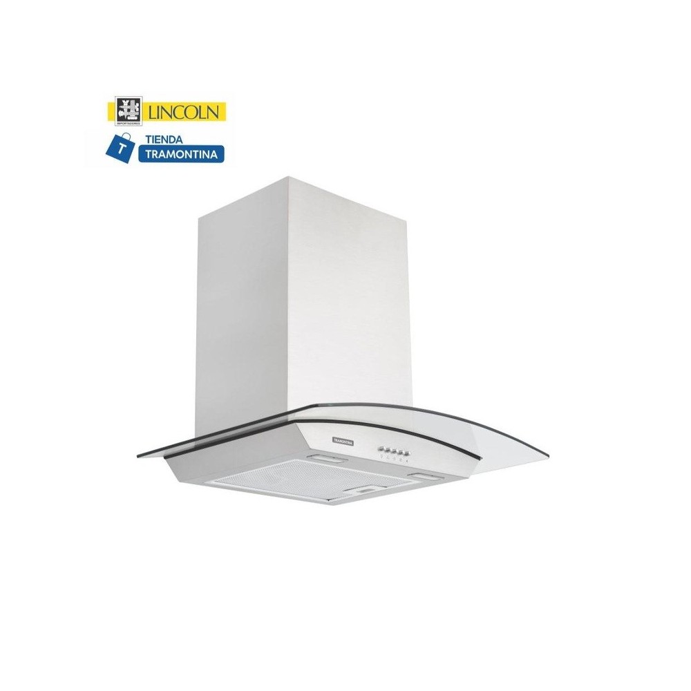 CAMPANA INOX Tramontina Vetro 90