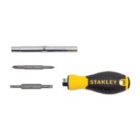 SET DESTORNILLADOR + PUNTAS STANLEY 6 PIEZAS