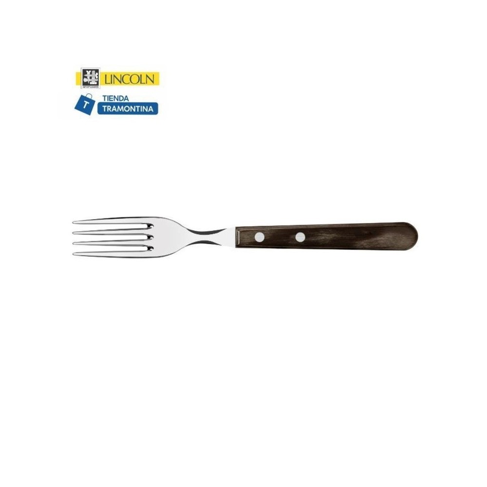 TENEDOR JUMBO POLYWOOD MARRON Tramontina 12 piezas
